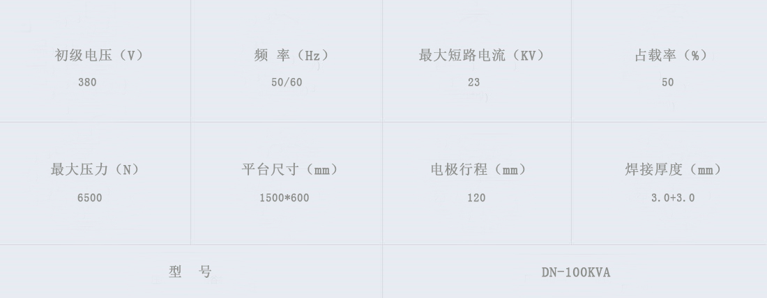 DN-100參數